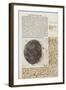 Sidereus Nuncius (Starry Messenger) with Drawings of the Phases and Surface of the Moon-Galileo Galilei-Framed Giclee Print