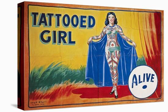Sideshow Poster, C1955-null-Stretched Canvas