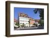 Sidewalk Cafe at the Schlossplatz Square-Markus Lange-Framed Photographic Print