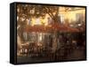 Sidewalk Cafe, Bastia, Corsica, France, Mediterranean-James Gritz-Framed Stretched Canvas