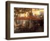 Sidewalk Cafe, Bastia, Corsica, France, Mediterranean-James Gritz-Framed Photographic Print