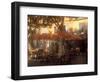 Sidewalk Cafe, Bastia, Corsica, France, Mediterranean-James Gritz-Framed Photographic Print