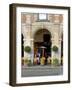 Sidewalk Cafe in the Marais, Paris, France-Lisa S^ Engelbrecht-Framed Photographic Print