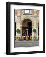 Sidewalk Cafe in the Marais, Paris, France-Lisa S^ Engelbrecht-Framed Premium Photographic Print