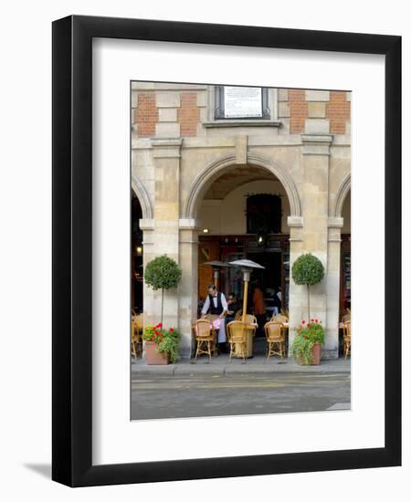 Sidewalk Cafe in the Marais, Paris, France-Lisa S^ Engelbrecht-Framed Premium Photographic Print