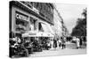 Sidewalk Cafe on the Champs-Elysees in Paris-Philip Gendreau-Stretched Canvas
