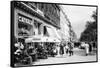 Sidewalk Cafe on the Champs-Elysees in Paris-Philip Gendreau-Framed Stretched Canvas