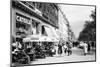 Sidewalk Cafe on the Champs-Elysees in Paris-Philip Gendreau-Mounted Photographic Print