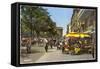 Sidewalk Cafes, Paris-null-Framed Stretched Canvas