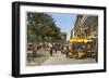 Sidewalk Cafes, Paris-null-Framed Art Print