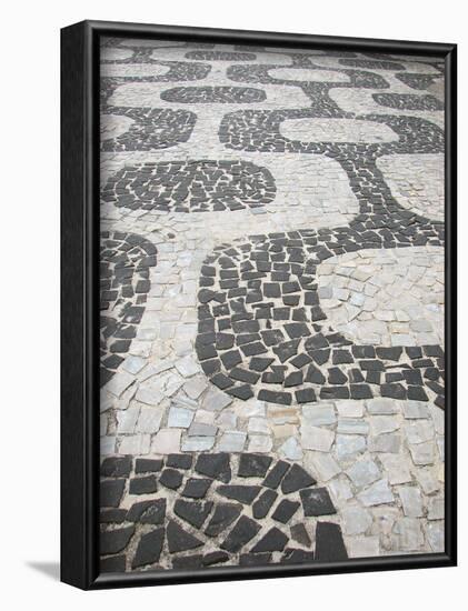 Sidewalk Ipanema-felvas-Framed Photographic Print