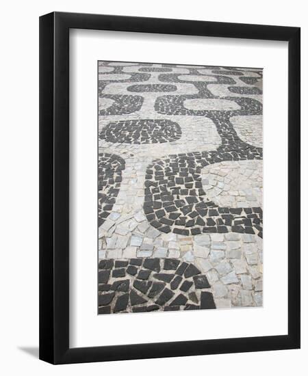 Sidewalk Ipanema-felvas-Framed Photographic Print