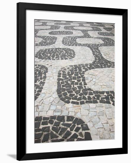 Sidewalk Ipanema-felvas-Framed Photographic Print