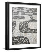 Sidewalk Ipanema-felvas-Framed Photographic Print