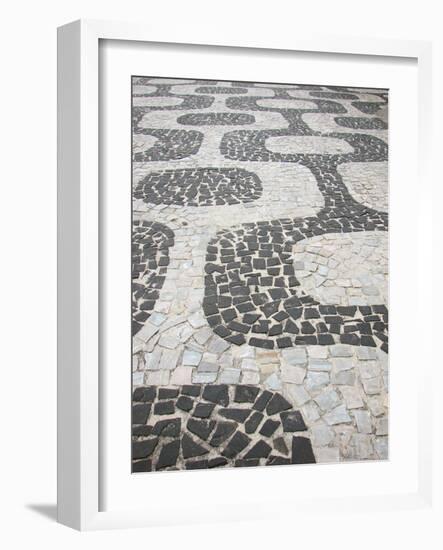 Sidewalk Ipanema-felvas-Framed Photographic Print