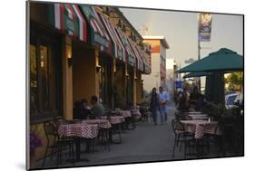 Sidewalk Restaurant Tables, San Francisco, California-Anna Miller-Mounted Photographic Print