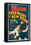 Sidewalks of New York, 1931-null-Framed Stretched Canvas