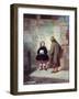 Sidewalks of New York or `Rich Girl, Poor Girl'-James Harvey Cafferty-Framed Giclee Print