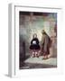 Sidewalks of New York or `Rich Girl, Poor Girl'-James Harvey Cafferty-Framed Giclee Print