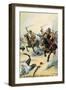 Sidi Abu 'Urqub, Overrun by Italian Carabinieri on Horseback, 1923, Libya-null-Framed Giclee Print