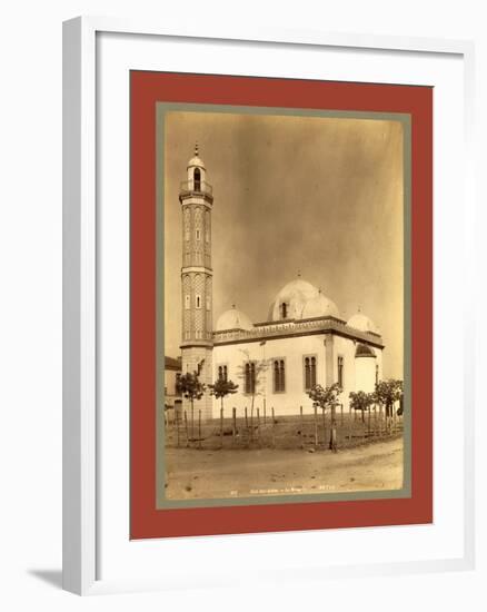 Sidi Bel Abbes Mosque, Algiers-Etienne & Louis Antonin Neurdein-Framed Giclee Print