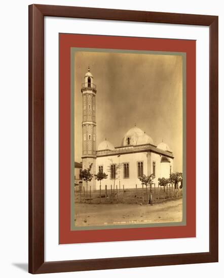 Sidi Bel Abbes Mosque, Algiers-Etienne & Louis Antonin Neurdein-Framed Giclee Print