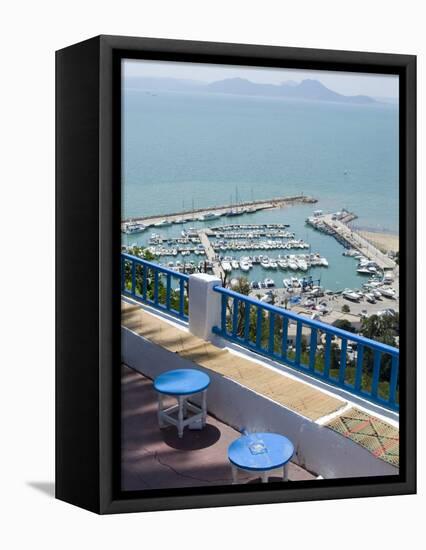 Sidi Bou Said, Tunisia, North Africa, Africa-Ethel Davies-Framed Stretched Canvas