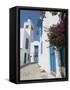 Sidi Bou Said, Tunisia, North Africa, Africa-Ethel Davies-Framed Stretched Canvas