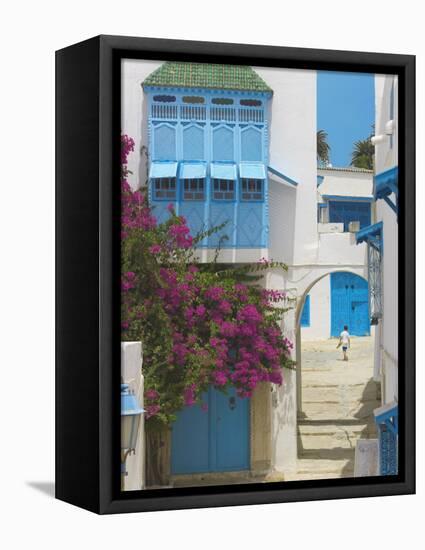 Sidi Bou Said, Tunisia, North Africa, Africa-Papadopoulos Sakis-Framed Stretched Canvas