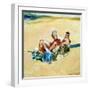 Sidney Beach Bums, 1984-Ted Blackall-Framed Giclee Print