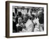 Sidney Bechet Dancing with His Wife, Elizabeth Ziegler, at their Wedding at Antibes French Riviera-null-Framed Photographic Print