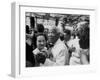 Sidney Bechet Dancing with His Wife, Elizabeth Ziegler, at their Wedding at Antibes French Riviera-null-Framed Photographic Print