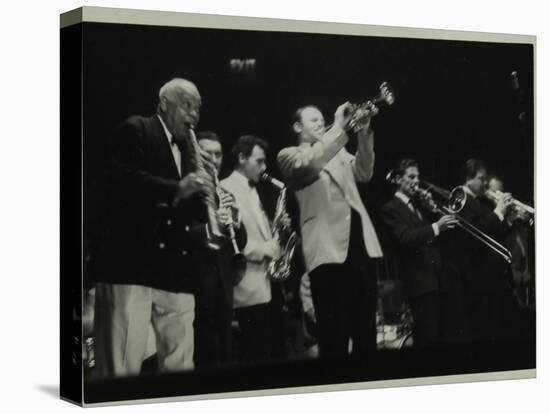 Sidney Bechet (Soprano Saxophone) and Humphrey Lyttelton Playing at Colston Hall, Bristol, 1956-Denis Williams-Stretched Canvas