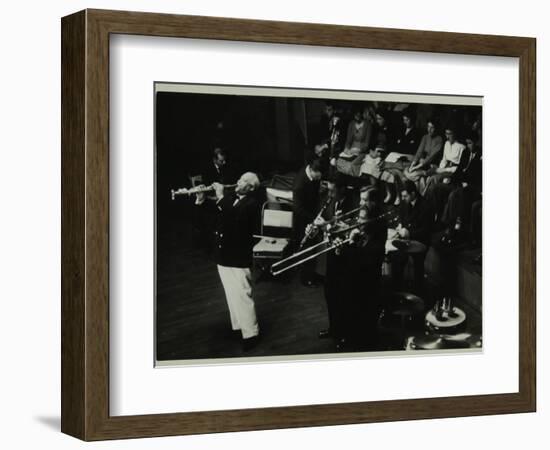 Sidney Bechet (Soprano Saxophone) in Concert at Colston Hall, Bristol, 1956-Denis Williams-Framed Photographic Print