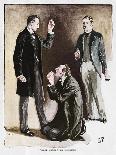 'Holmes Lashed Furiously', 1892-Sidney E Paget-Giclee Print