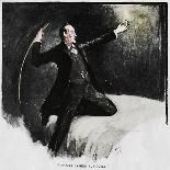 'Holmes Lashed Furiously', 1892-Sidney E Paget-Giclee Print