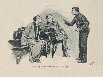 'Holmes Lashed Furiously', 1892-Sidney E Paget-Giclee Print