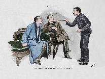 'Holmes gave me a sketch of the Events', 1901-Sidney E Paget-Giclee Print