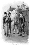 The Adventure of Silver Blaze, Holmes Questioning a Suspect-Sidney E Paget-Giclee Print