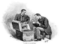 The Death of Sherlock Holmes, 1893-Sidney E Paget-Framed Giclee Print