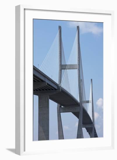 Sidney Lanier Bridge, Brunswick, Georgia-Paul Souders-Framed Photographic Print