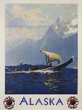 Alaska - Northern Pacific Railway Travel Poster-Sidney Laurence-Laminated Giclee Print