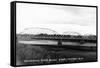 Sidney, Montana - Yellowstone River Bridge Panoramic-Lantern Press-Framed Stretched Canvas