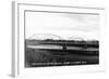 Sidney, Montana - Yellowstone River Bridge Panoramic-Lantern Press-Framed Art Print