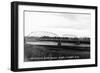 Sidney, Montana - Yellowstone River Bridge Panoramic-Lantern Press-Framed Art Print