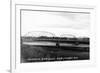 Sidney, Montana - Yellowstone River Bridge Panoramic-Lantern Press-Framed Art Print