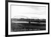 Sidney, Montana - Yellowstone River Bridge Panoramic-Lantern Press-Framed Art Print