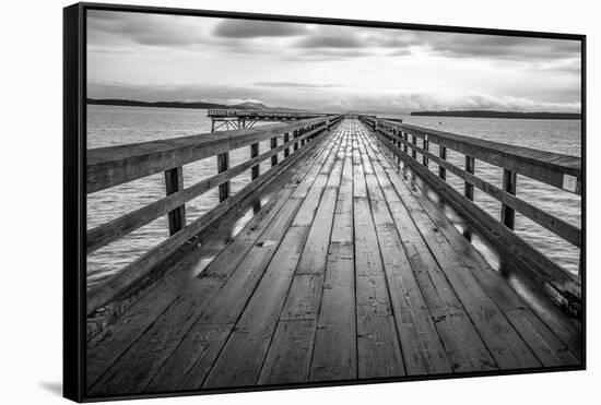 Sidney Pier-Tim Oldford-Framed Stretched Canvas