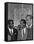 Sidney Poitier, Charlton Heston, and Harry Belafonte at March on Washington, 1963-null-Framed Stretched Canvas