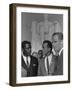 Sidney Poitier, Charlton Heston, and Harry Belafonte at March on Washington, 1963-null-Framed Photo